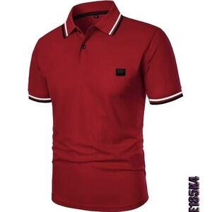 Tommy Hilfiger Bold Red Polo Shirt